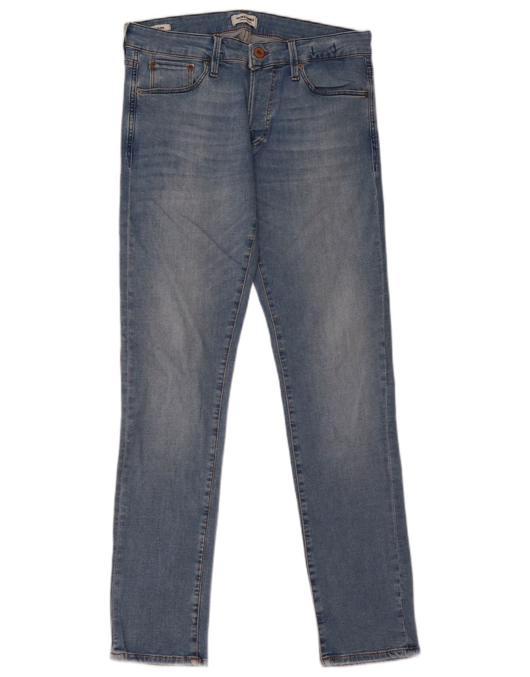 Jack & Jones Mens GLENN Slim Jeans W31 L32 Blue Cotton