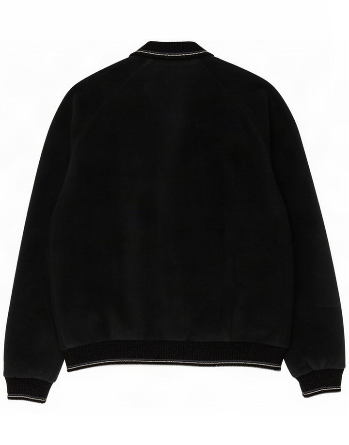 Tundra Mens Fleece Jacket UK 40 Large Black Striped Polyester