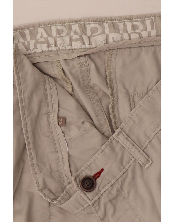 NAPAPIJRI Mens Chino Shorts W32 Medium Beige