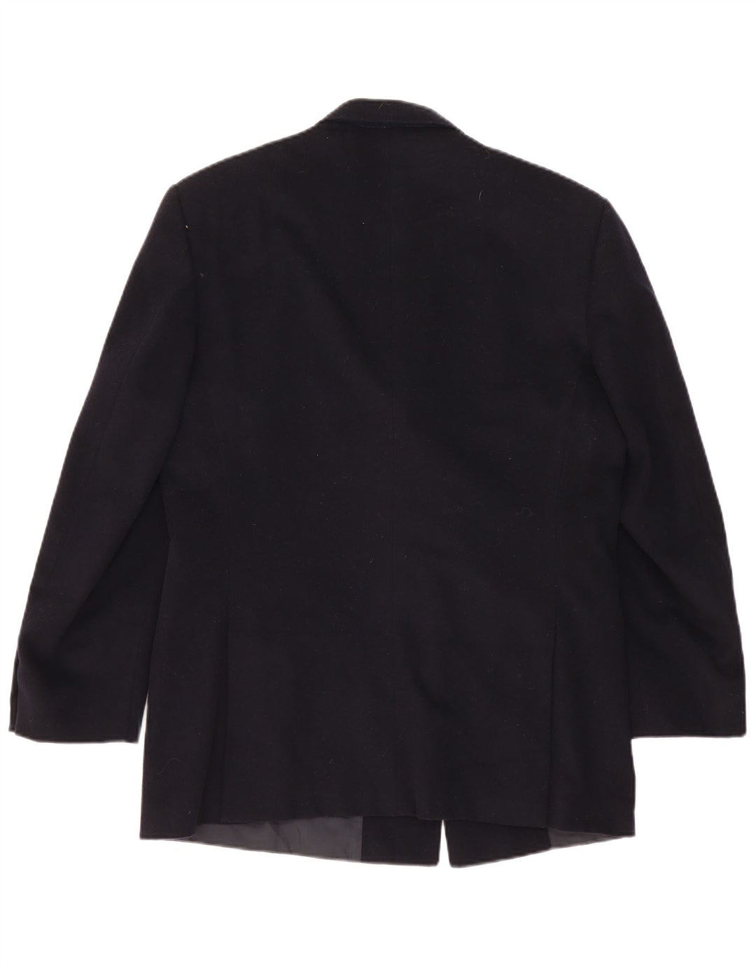Nino Cerruti Mens Double Breasted Blazer Jacket IT 52 XL Black Wool