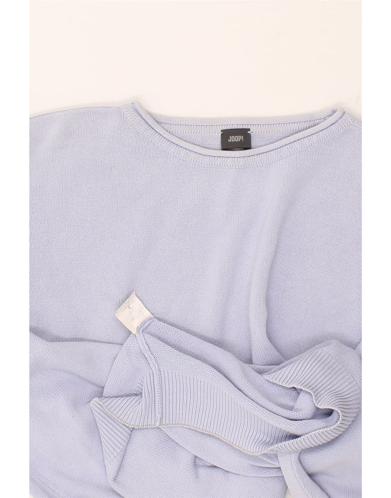 JOOP Mens Crew Neck Jumper Sweater IT 54 XL Blue Cotton | Vintage Joop | Thrift | Second-Hand Joop | Used Clothing | Messina Hembry 