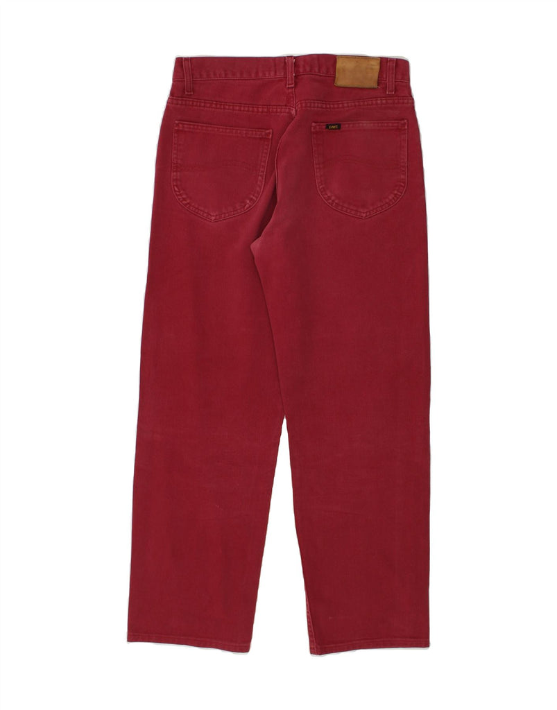 LEE Mens Loose Jeans W33 L30 Red Cotton | Vintage Lee | Thrift | Second-Hand Lee | Used Clothing | Messina Hembry 