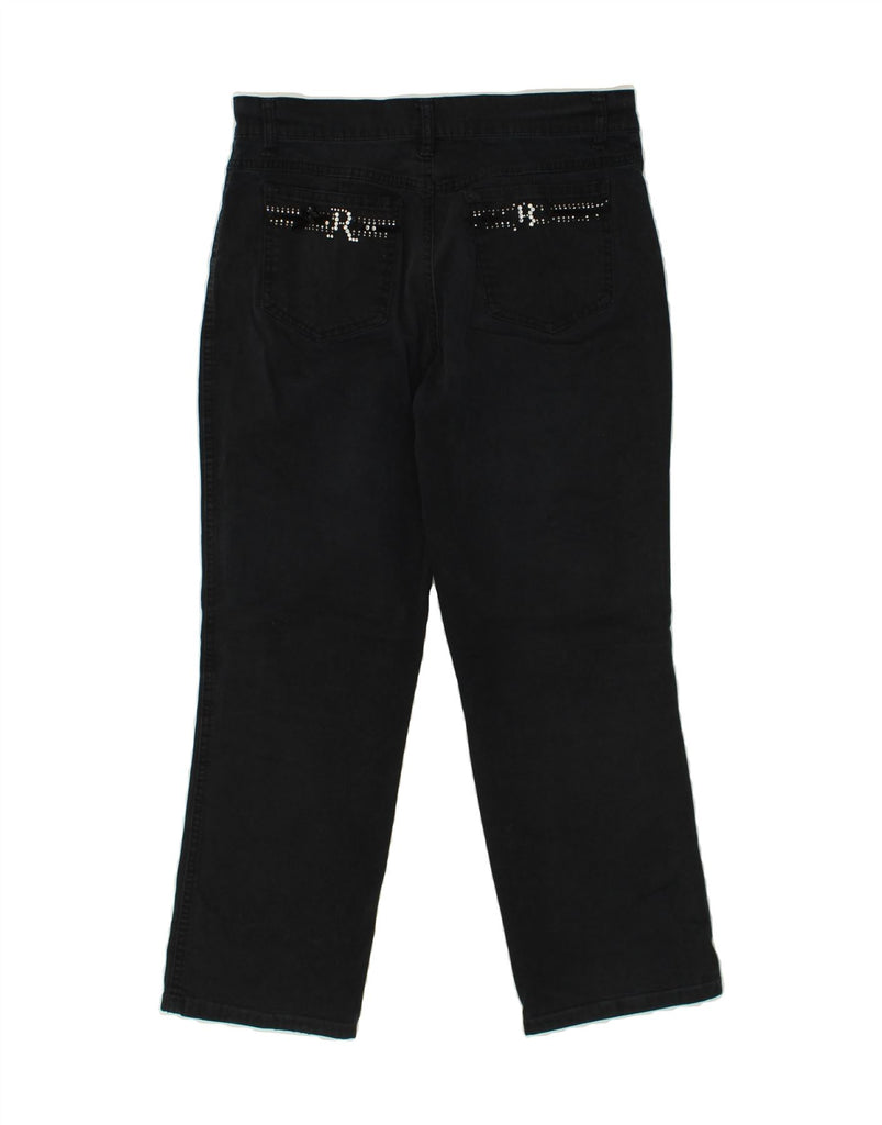 ROCCOBAROCCO Womens Straight Jeans W32 L25  Black Cotton Vintage Roccobarocco and Second-Hand Roccobarocco from Messina Hembry 