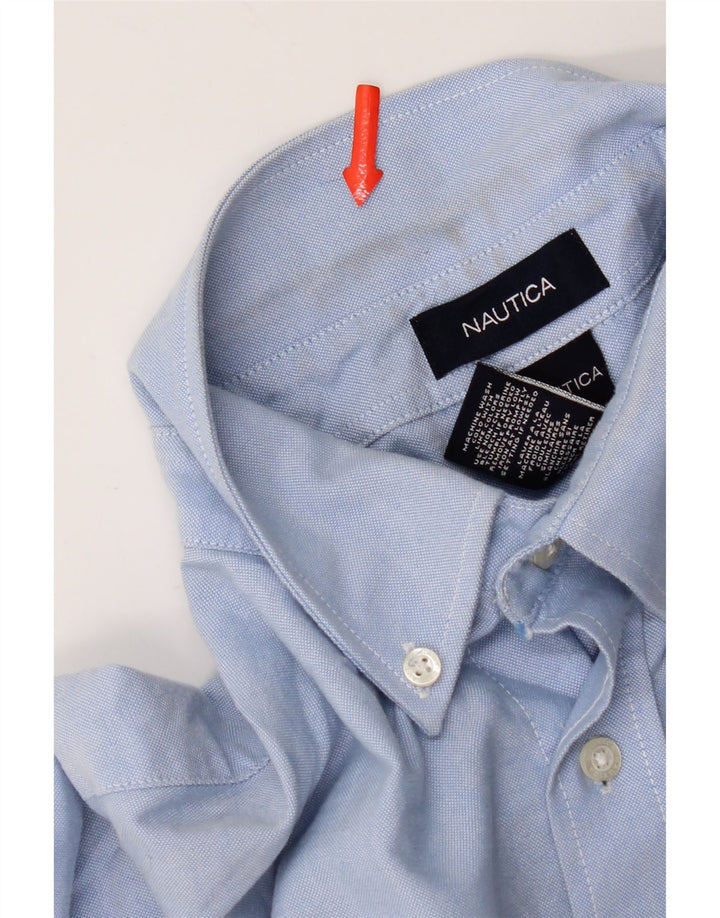 Nautica Boys Shirt 15-16 Years Blue Cotton