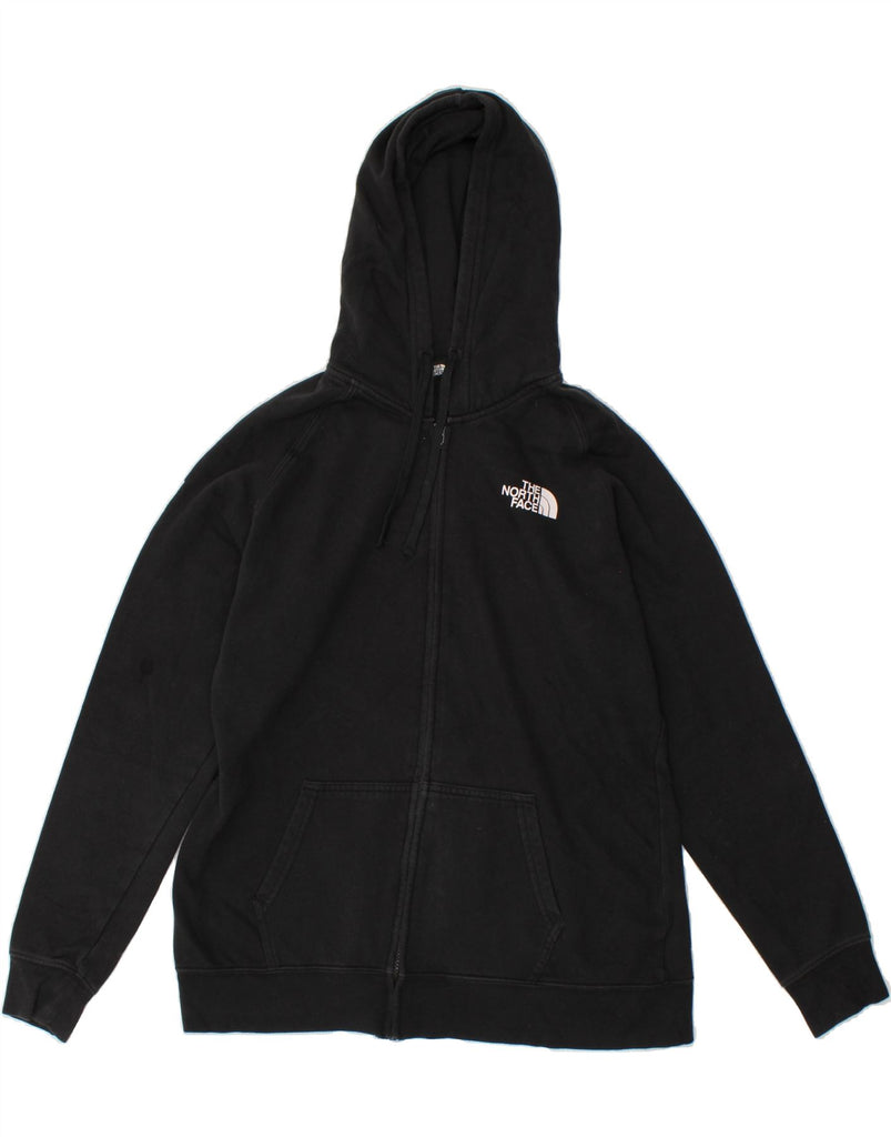 THE NORTH FACE Womens Graphic Zip Hoodie Sweater UK 18 XL Black Cotton | Vintage The North Face | Thrift | Second-Hand The North Face | Used Clothing | Messina Hembry 