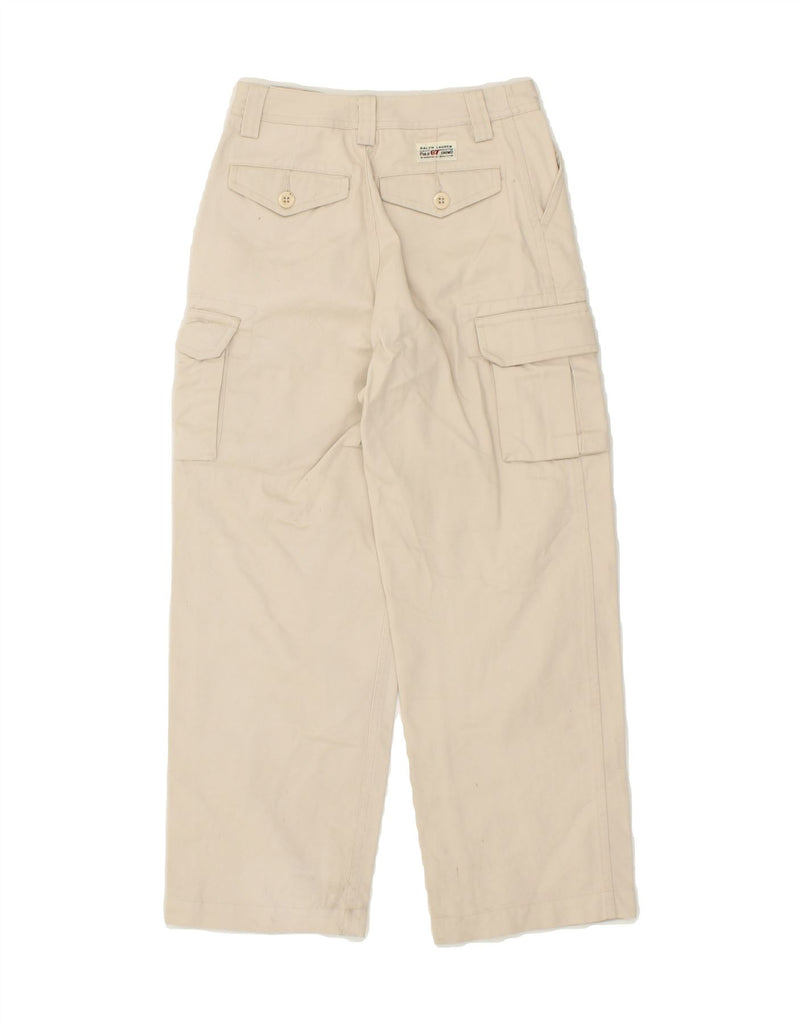 POLO RALPH LAUREN Boys Straight Cargo Trousers 6-7 Years W22 L22 Beige Vintage Polo Ralph Lauren and Second-Hand Polo Ralph Lauren from Messina Hembry 
