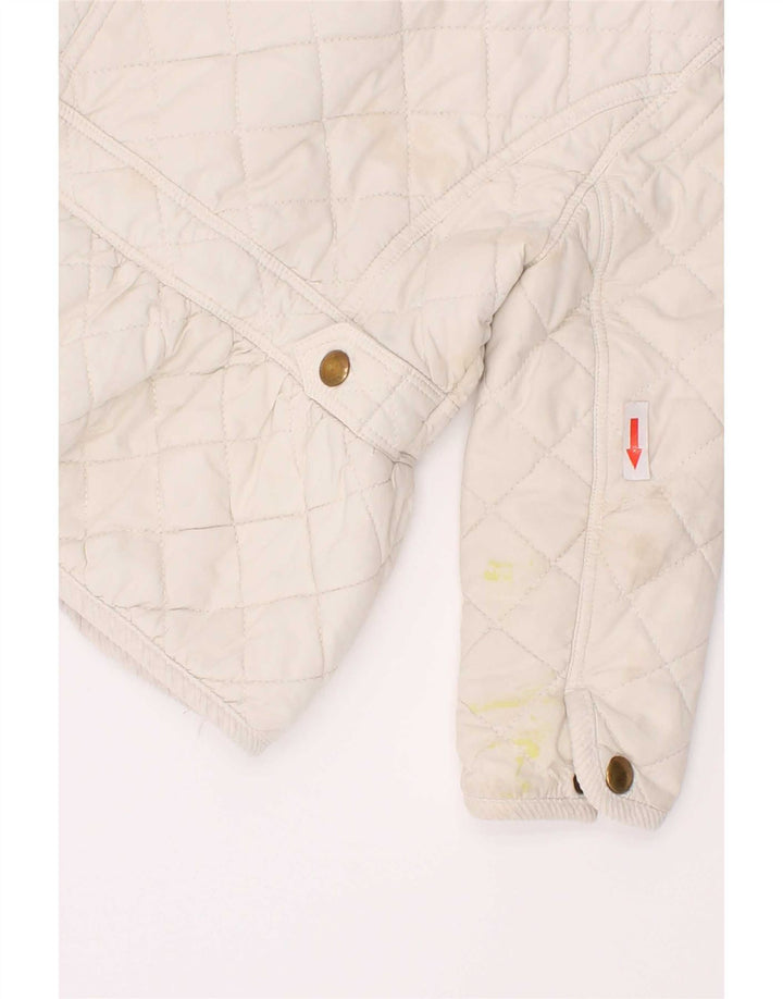 Ralph Lauren Baby Girls Quilted Jacket 18-24 Months White Polyester