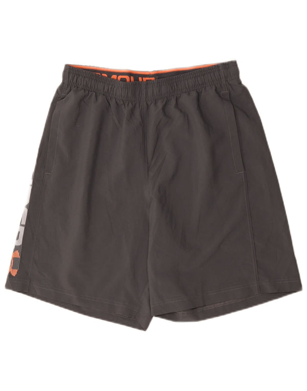 Under Armour Mens Heat Gear Graphic Sport Shorts Medium Grey