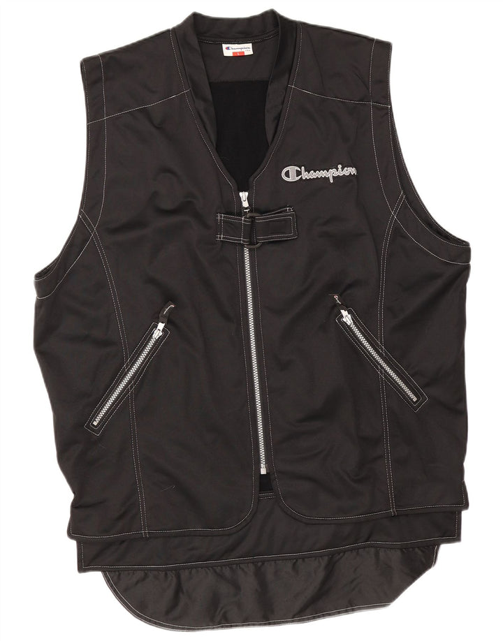 Champion Mens Gilet UK 40 Large Black Polyester