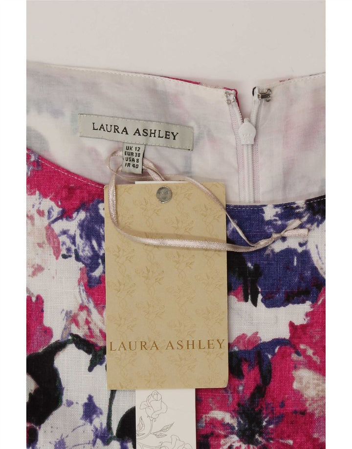 Laura Ashley Womens Regular Tea Dress UK 12 Medium Multicoloured Floral