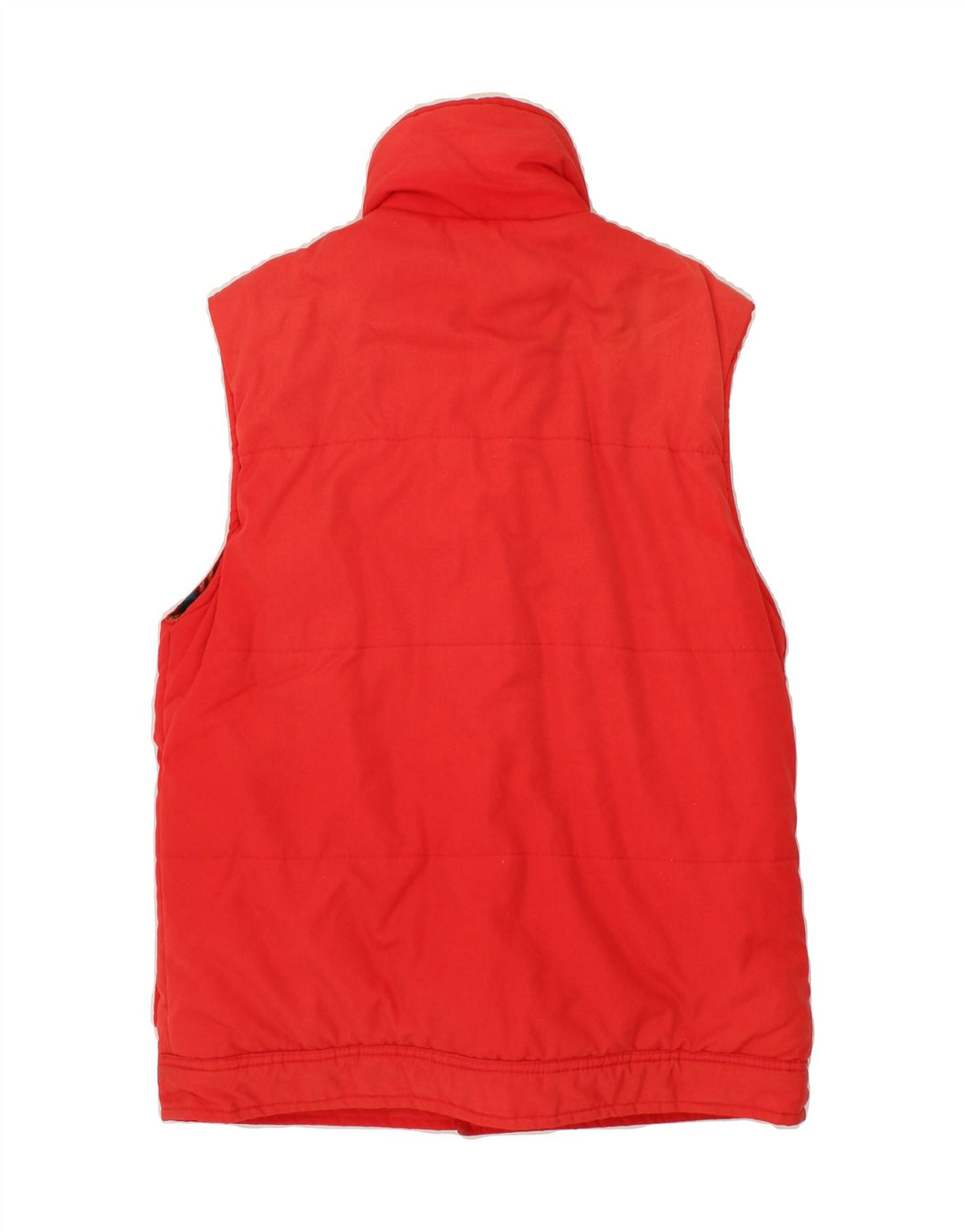 VINTAGE Mens Padded Gilet UK 36 Small Red Cotton Vintage Vintage and Second-Hand Vintage from Messina Hembry 