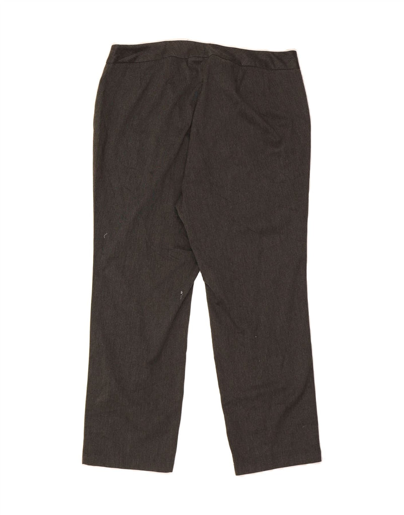 DOCKERS Womens High Waist Straight Casual Trousers US 20 3XL W40 L30 Grey Vintage Dockers and Second-Hand Dockers from Messina Hembry 