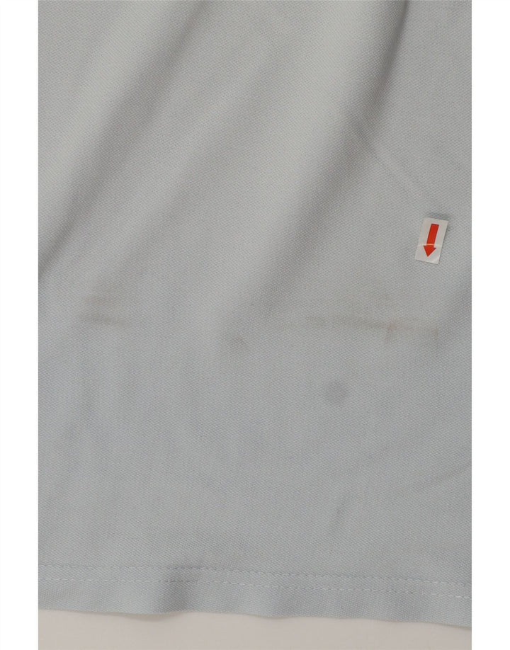 Diadora Mens Polo Shirt Large Blue Cotton