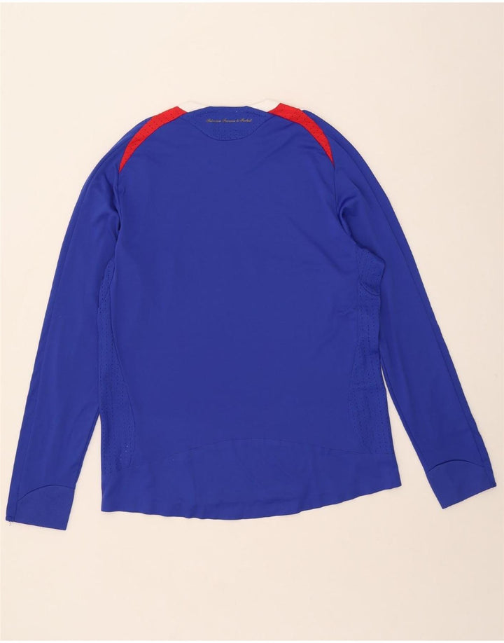 Adidas Mens Clima 365 Top Long Sleeve Large Blue Colourblock Polyester