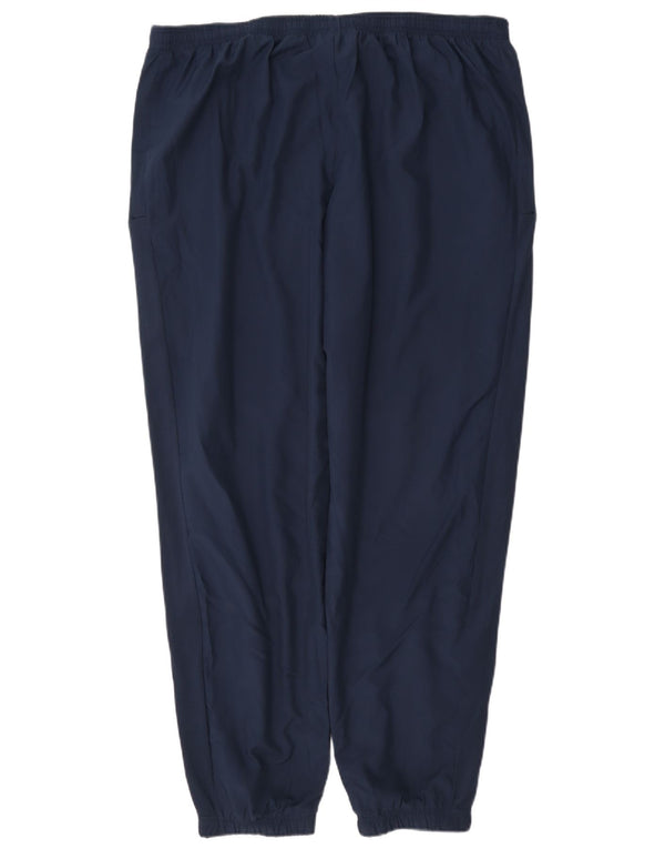 Nike Mens Dri Fit Tracksuit Trousers Joggers XL Navy Blue Polyester
