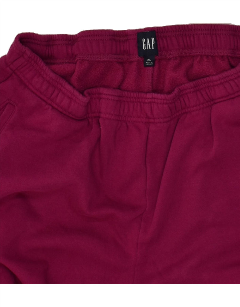 GAP Womens Tracksuit Trousers Joggers UK 18 XL Burgundy Polyester | Vintage Gap | Thrift | Second-Hand Gap | Used Clothing | Messina Hembry 