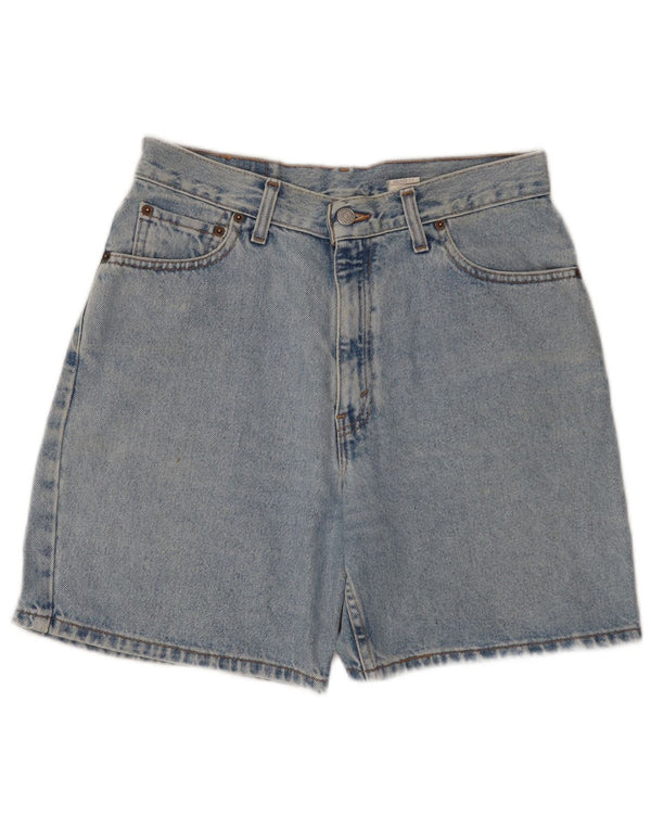 Levi's Womens 550 High Waist Relaxed Fit Denim Shorts US 10 Large W30 Blue