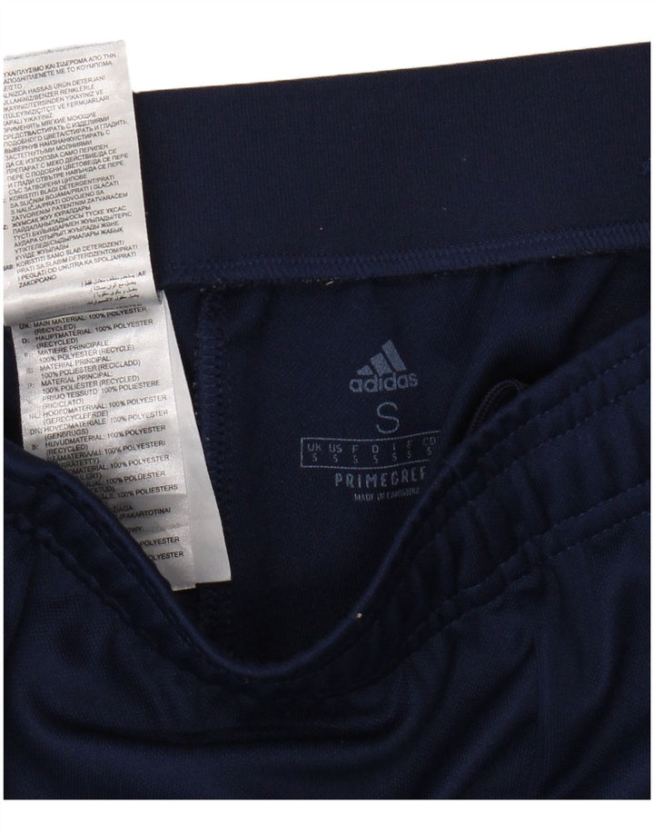 Adidas Mens Aeroready Tracksuit Trousers Small  Navy Blue Polyester