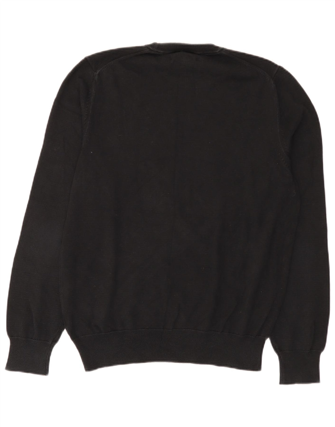 Marks & Spencer Womens Crew Neck Jumper Sweater Medium Black Cotton