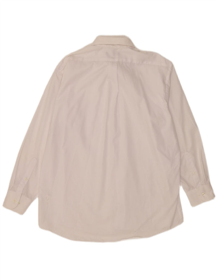 Chaps Mens Shirt Size 16 1/2 Large White Cotton