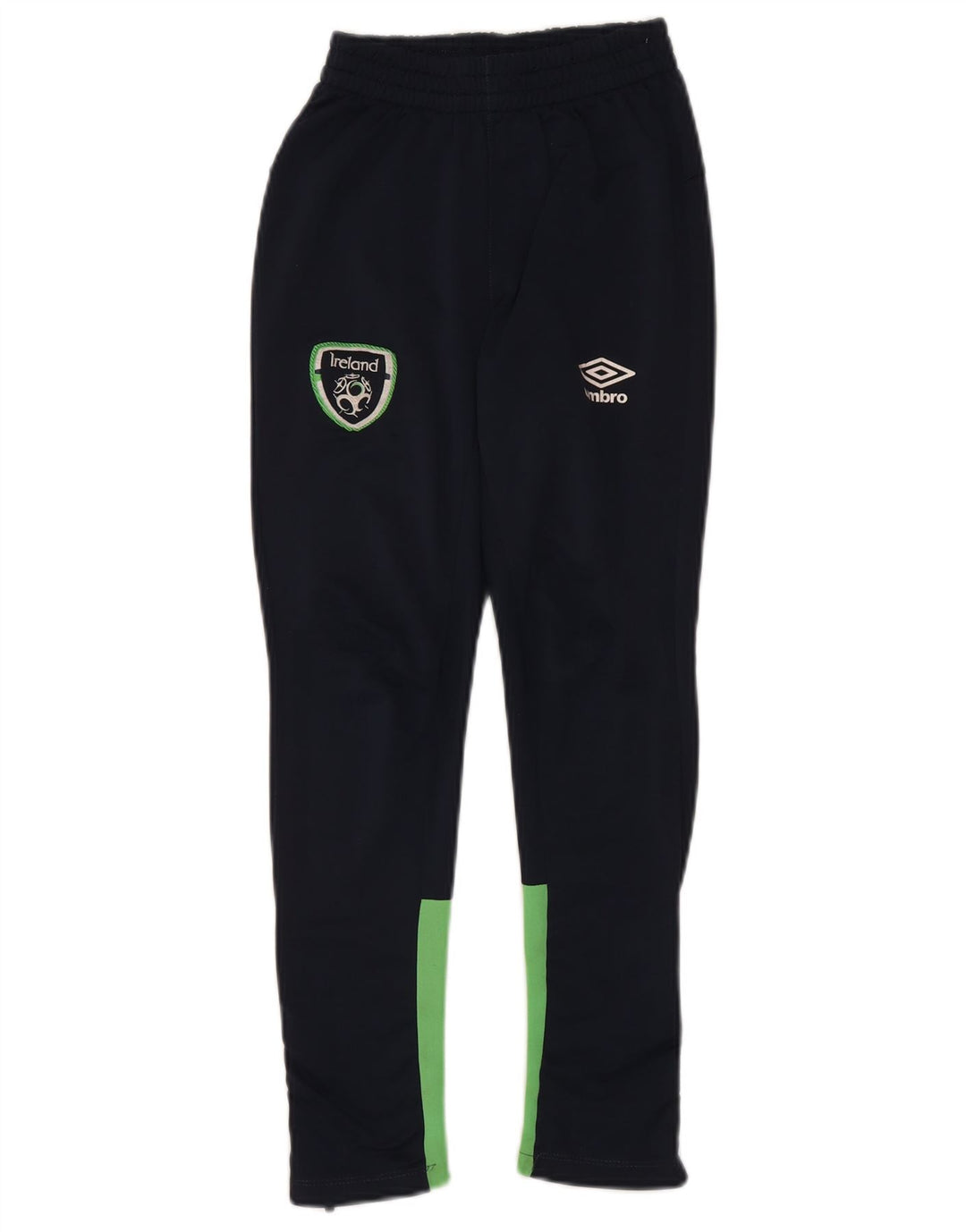UMBRO Boys Tracksuit Trousers 9-10 Years Small Navy Blue Colourblock