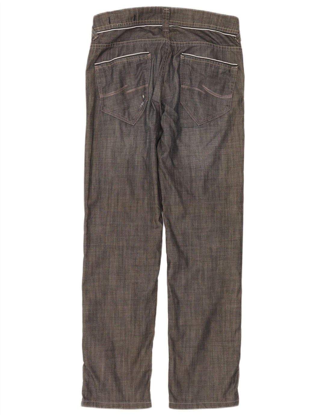 Jack & Jones Mens Distressed Straight Jeans W30 L29 Grey