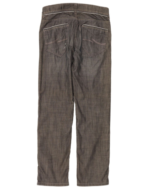 Jack & Jones Mens Distressed Straight Jeans W30 L29 Grey