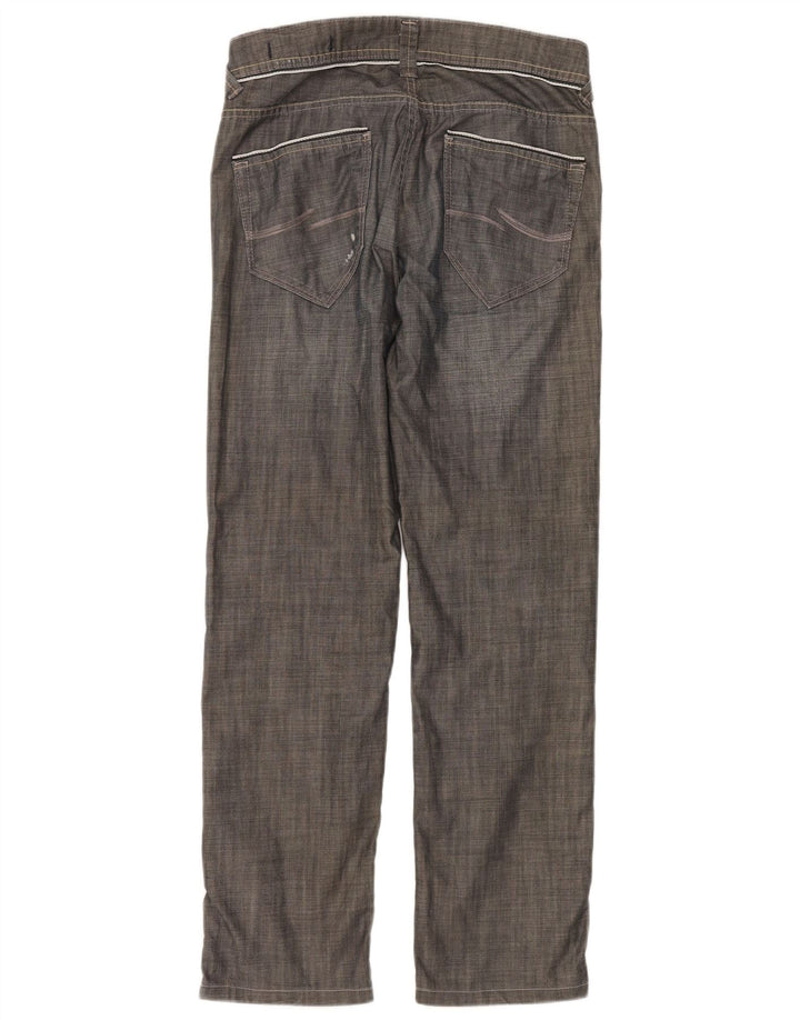 Jack & Jones Mens Distressed Straight Jeans W30 L29 Grey