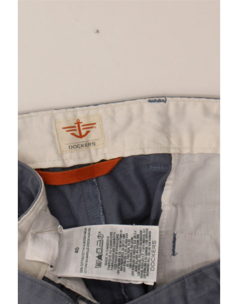 DOCKERS Mens Cargo Shorts W40 XL Blue Cotton Vintage Dockers and Second-Hand Dockers from Messina Hembry 