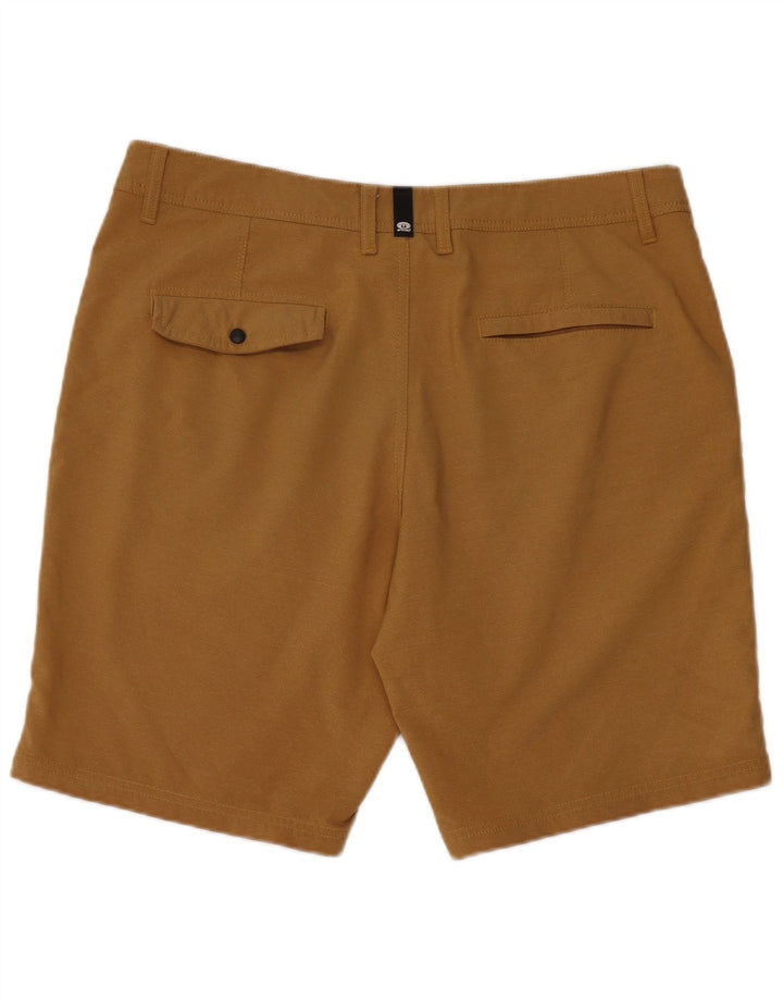Animal Mens Chino Shorts W34 Large Beige Polyester