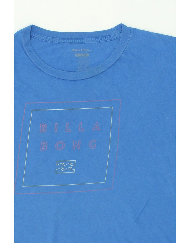 BILLABONG Mens Graphic T-Shirt Top XL Blue Cotton | Vintage Billabong | Thrift | Second-Hand Billabong | Used Clothing | Messina Hembry 