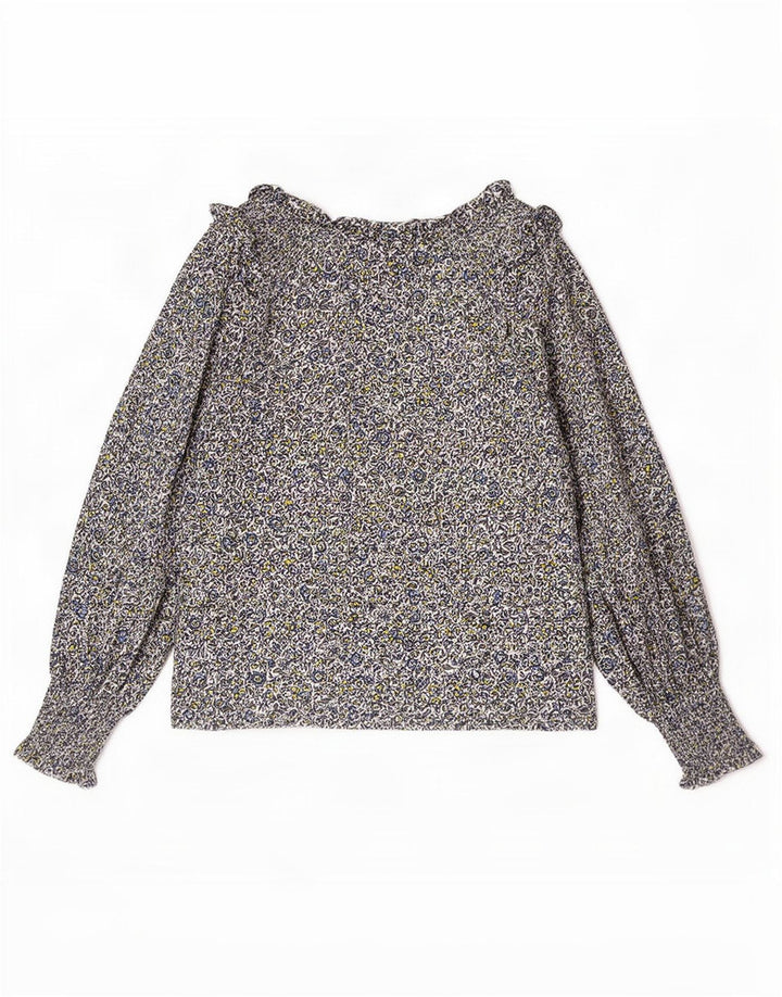 Boden Womens Long Sleeve Blouse Top UK 12 Medium Multicoloured Floral