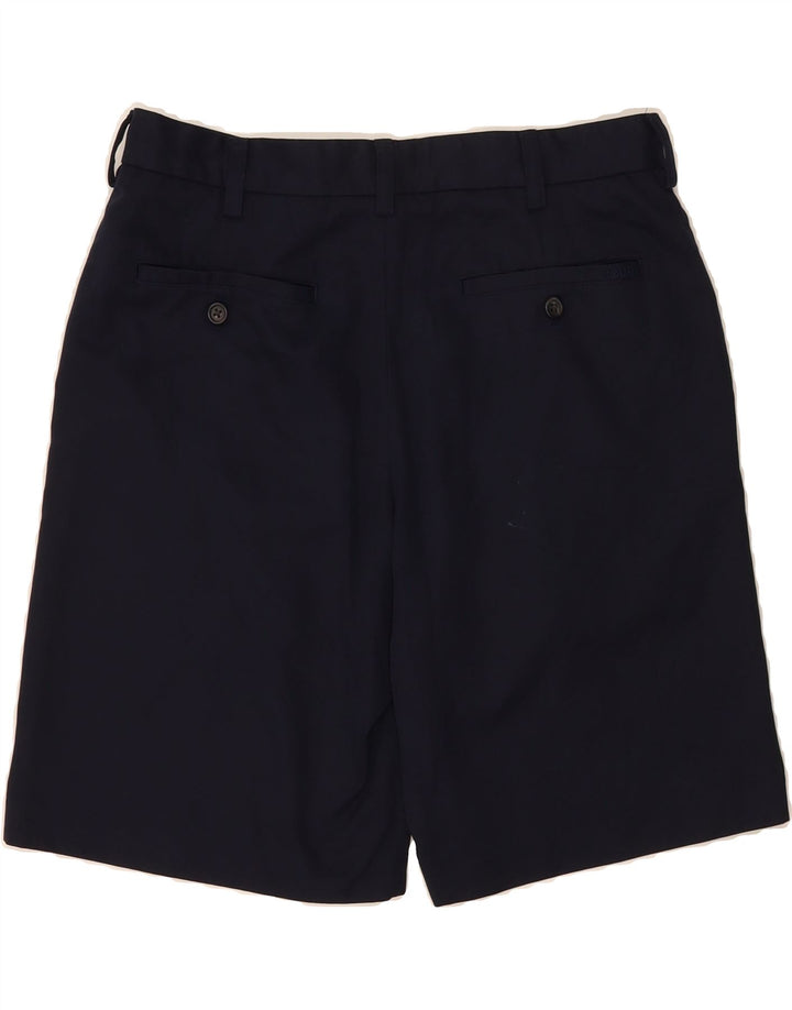 IZOD Mens Chino Shorts W32 Medium  Navy Blue Vintage Izod and Second-Hand Izod from Messina Hembry 