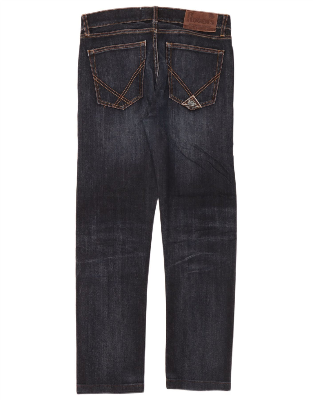 Roy Rogers Mens Slim Jeans W32 L30 Navy Blue Cotton