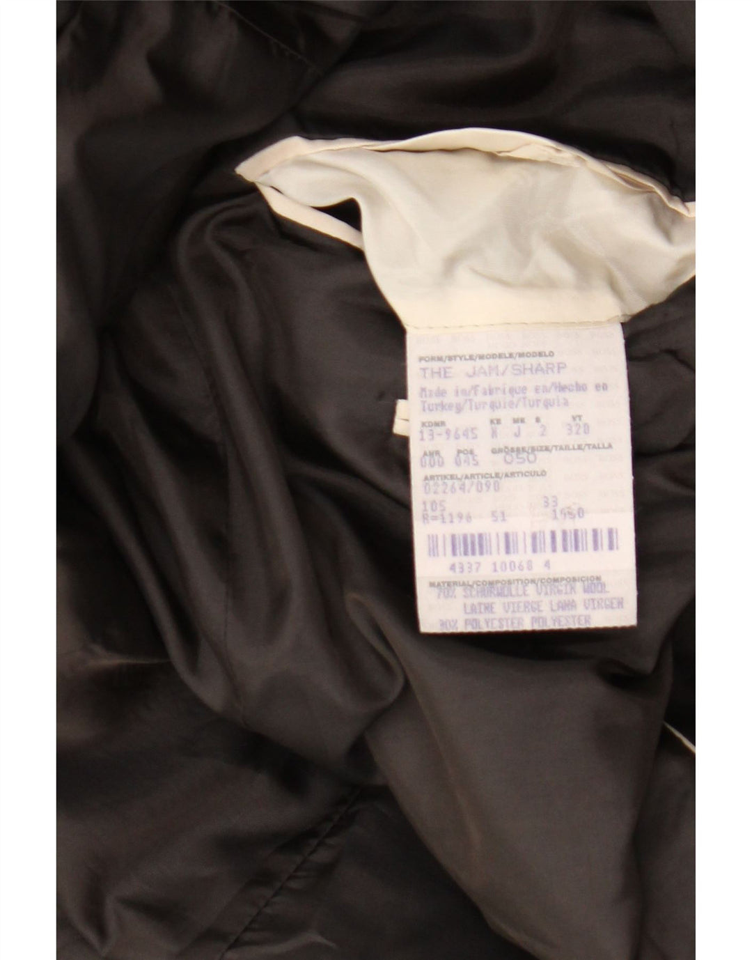 Hugo Boss Mens 2 Button Blazer Jacket IT 50 Large Brown Virgin Wool