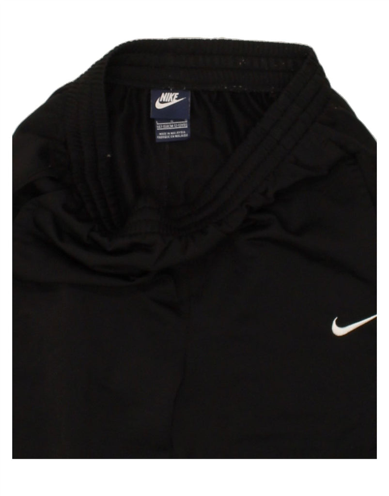 NIKE Boys Tracksuit Trousers Joggers 12-13 Years Black Polyester Vintage Nike and Second-Hand Nike from Messina Hembry 