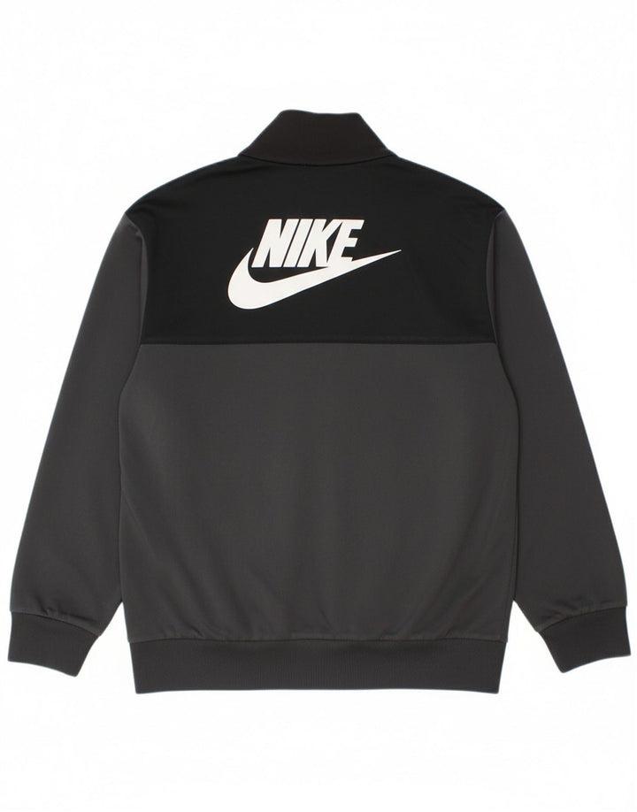 NIKE Boys Tracksuit Top Jacket 10-11 Years Medium Multicoloured