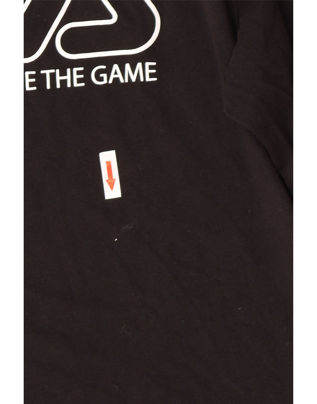 Fila Mens Graphic Top Long Sleeve Large Black Cotton