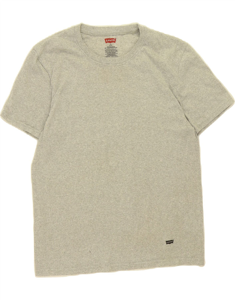 LEVI'S Mens T-Shirt Top UK 38/40 Medium Grey Cotton Vintage Levi's and Second-Hand Levi's from Messina Hembry 