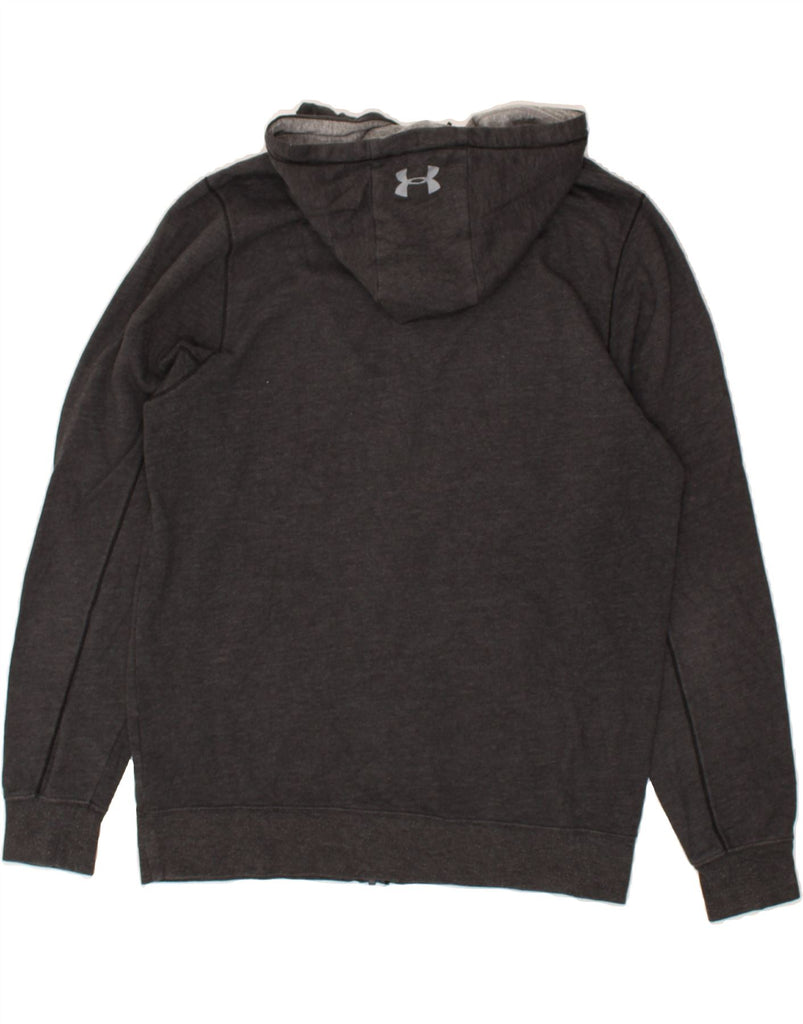 UNDER ARMOUR Mens Graphic Zip Hoodie Sweater Large Grey Cotton | Vintage Under Armour | Thrift | Second-Hand Under Armour | Used Clothing | Messina Hembry 