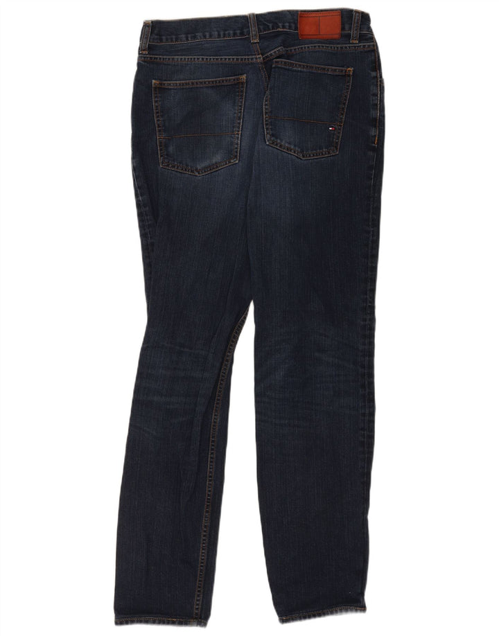 Tommy Hilfiger Mens Slim Jeans W33 L31 Navy Blue Cotton