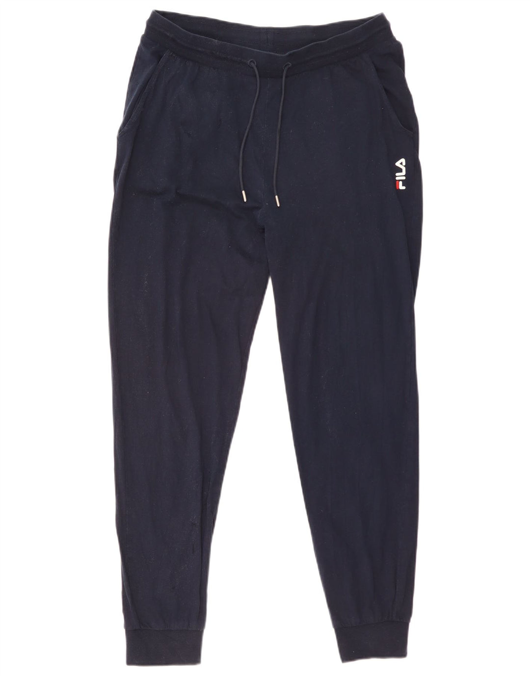 Fila Mens Tracksuit Trousers Joggers Large Navy Blue Cotton