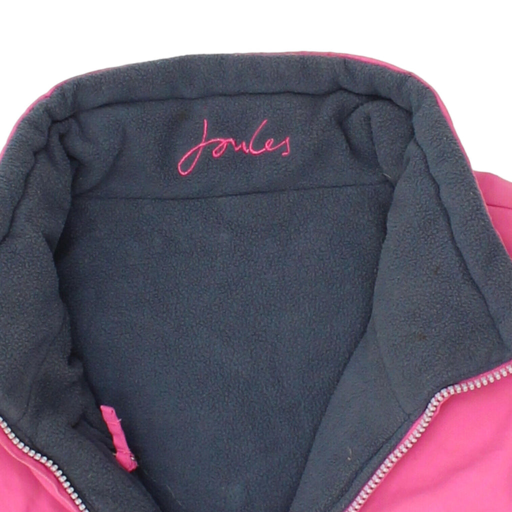 Joules Womens Pink Navy Reversible Padded Fleece Gilet Jacket | Vintage Designer | Vintage Messina Hembry | Thrift | Second-Hand Messina Hembry | Used Clothing | Messina Hembry 