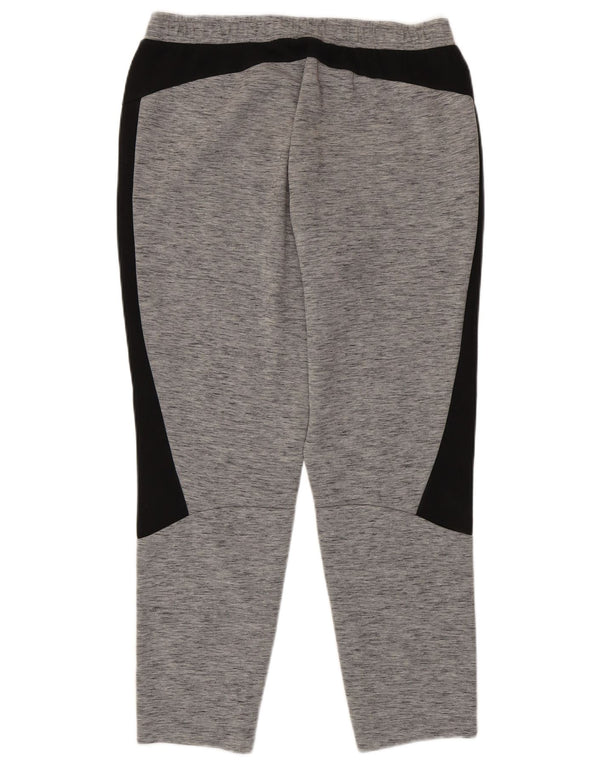 Puma Mens Tracksuit Trousers Large  Grey Colourblock Cotton