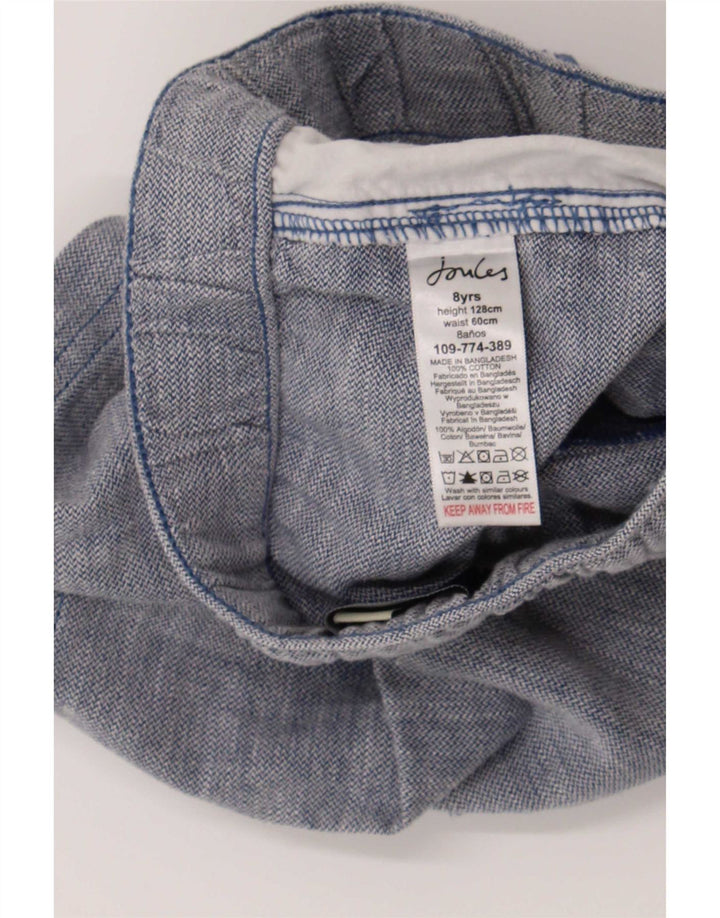 Joules Boys Chino Shorts 7-8 Years W22 Blue Cotton