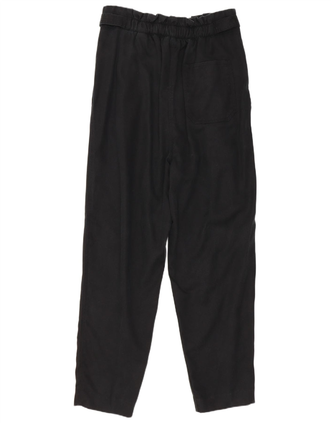 Marks & Spencer Womens Tapered Harem Trousers UK 12 Medium W30 L26 Black