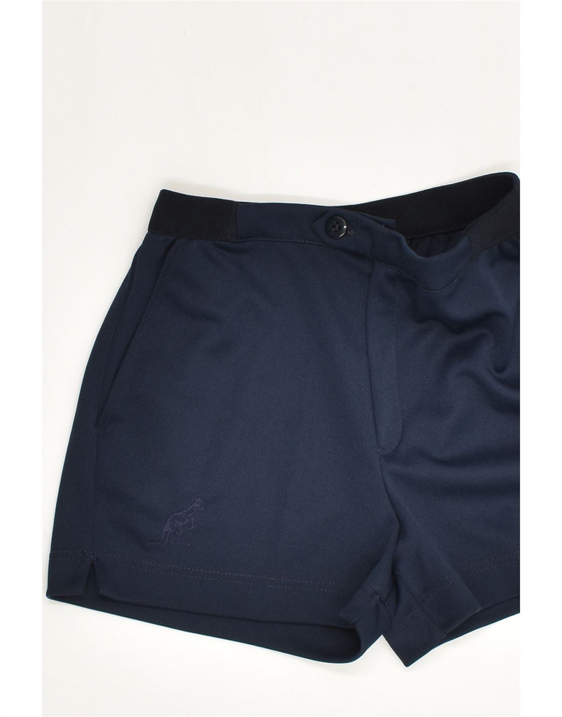 AUSTRALIAN L'ALPINA Boys Chino Shorts 10-11 Years W23 Navy Blue Polyester | Vintage AUSTRALIAN L'ALPINA | Thrift | Second-Hand AUSTRALIAN L'ALPINA | Used Clothing | Messina Hembry 