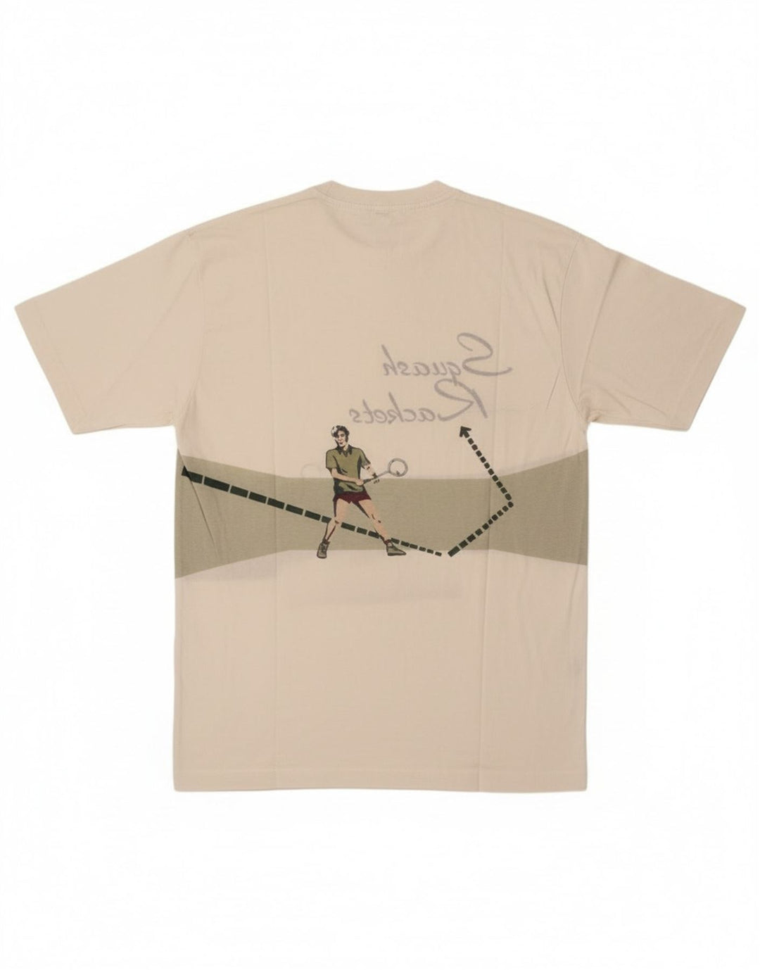 Cacharel Mens Graphic T-Shirt Top Large White