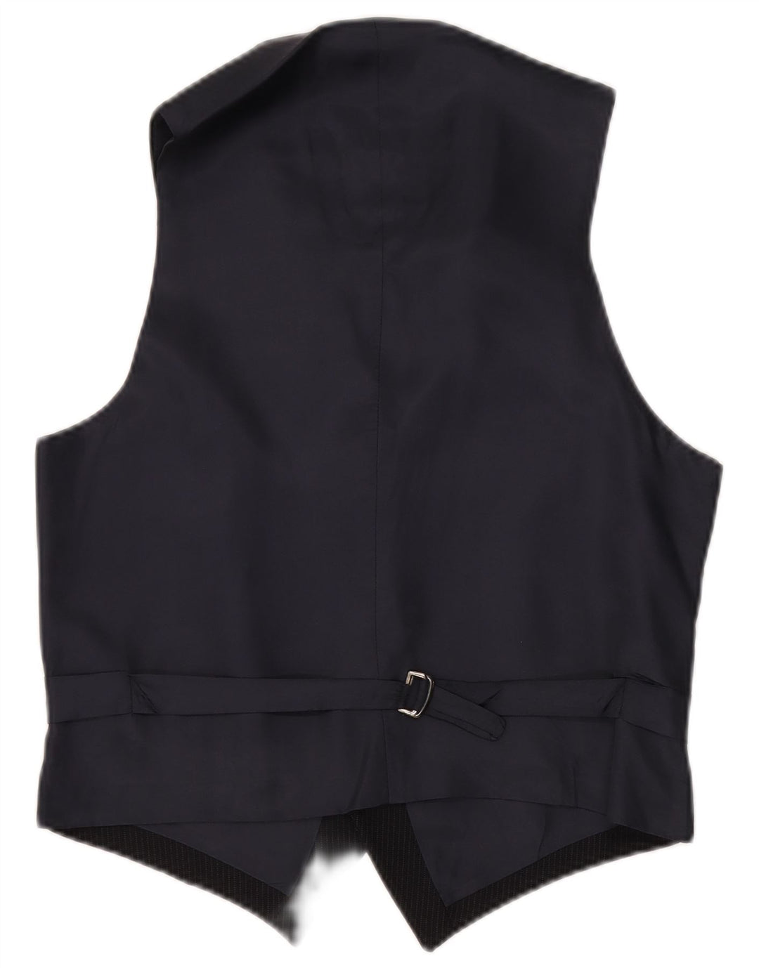 Vintage Mens Waistcoat IT 50 Medium Navy Blue Pinstripe