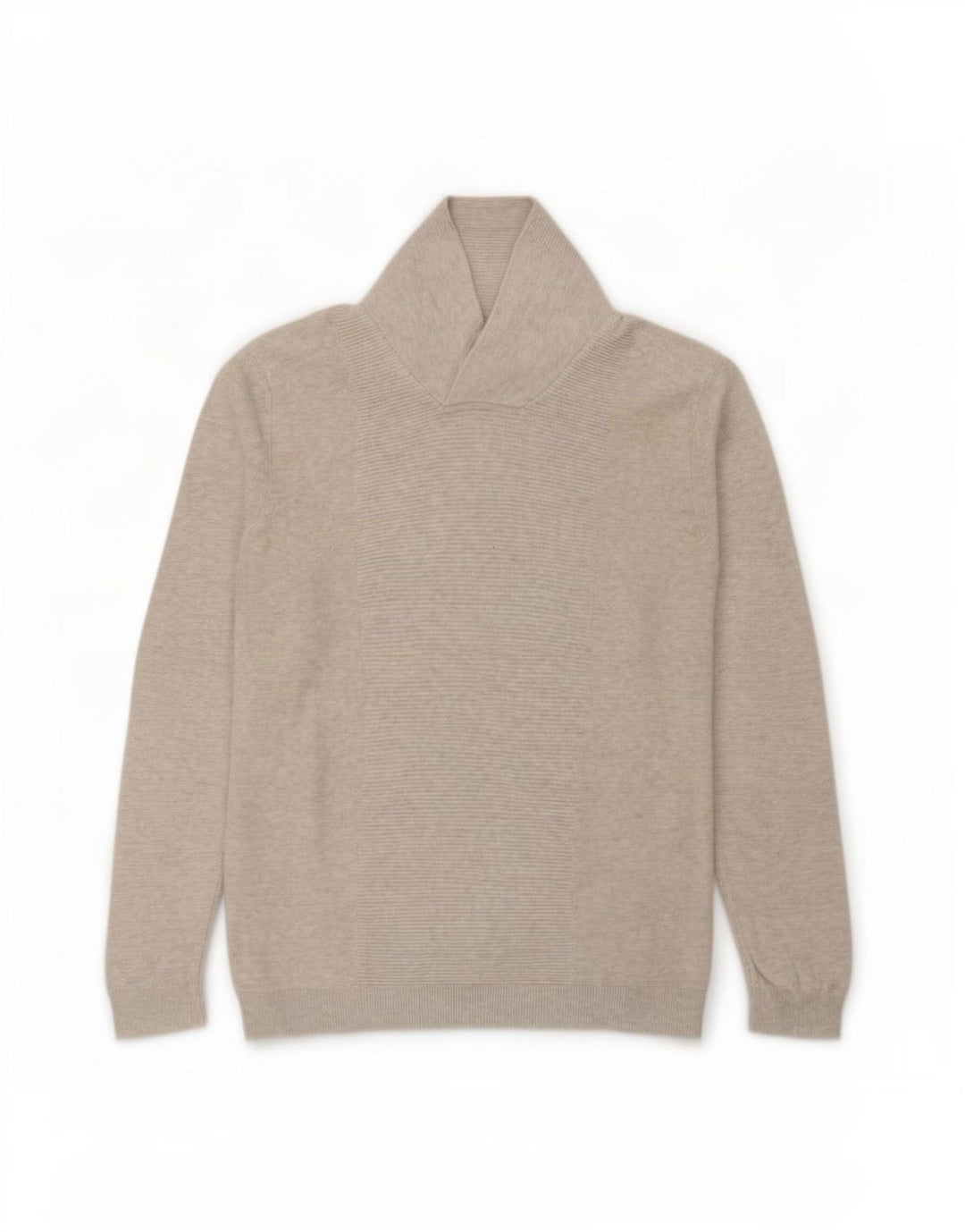 Jules Mens Shawl Neck Jumper Sweater Large Grey Cotton